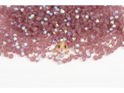 Біконуси Light Amethyst AB Matt 3 мм