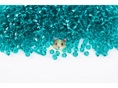 Біконуси Blue Zircon 3 мм