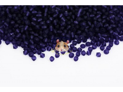 Біконуси Deep Tanzanite 4 мм