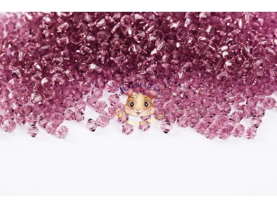 Біконуси Light Amethyst 3 мм