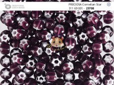 Намистини Cornelian Star Amethyst White 6/0 мм (20 шт)