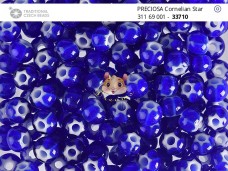 Намистини Cornelian Star Blue White 6/0 мм (20 шт)