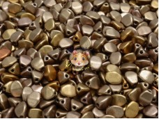 Намистини Гречка Crystal Metallic Mix 5×3 мм (10 шт)