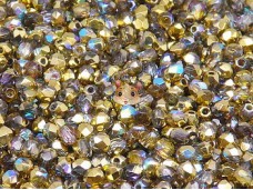 Намистини Грановані Crystal Golden Rainbow 3 мм (10 шт)