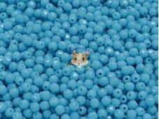 Намистини Грановані Opaque Turquoise Blue 3 мм (10 шт) Намистини Грановані Opaque Turquoise Blue 3 мм (10 шт)