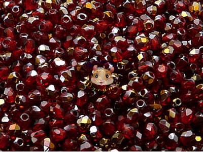 Намистини Грановані Ruby Valentinite 3 мм (10 шт)