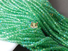 Намистини шпінель Chrysolite AB 2 мм / 1 нитка Намистини шпінель Chrysolite AB 2 мм / 1 нитка