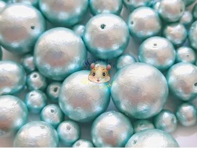 Бавовняні перлини Aqua/ круглий