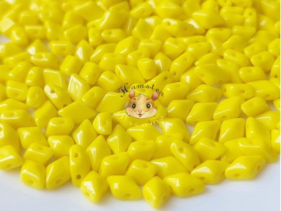 Намистини DiamonDuo Opaque Yellow 5×8 мм (1 шт)