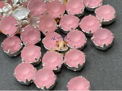 Шатони Preciosa Optima Light Rose Matt/ срібло 8 мм (1 шт) Шатони Preciosa Optima Light Rose Matt/ срібло 8 мм (1 шт)