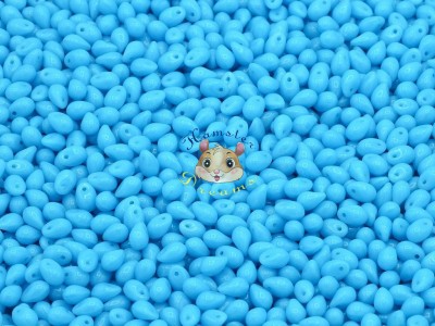 Намистини Краплі Opaque Turquoise Blue 4×6 мм (10 шт) Намистини Краплі Opaque Turquoise Blue 4×6 мм (10 шт)