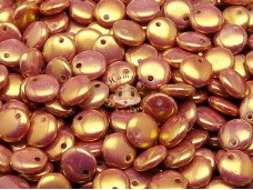 Намистини Сочевиця Opaque Purple Gold Ceramic 6 мм (10 шт) Намистини Сочевиця Opaque Purple Gold Ceramic 6 мм (10 шт)