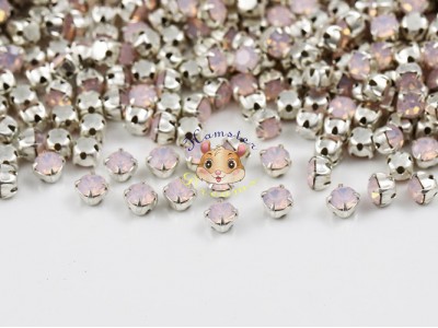 Шатони Preciosa Maxima Rose Opal/ срібло 3 мм (1 шт) Шатони Preciosa Maxima Rose Opal/ срібло 3 мм (1 шт)