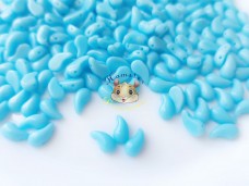 Намистини ZoliDuo Opaque Turquoise Blue права / 5×8 мм (1 шт)