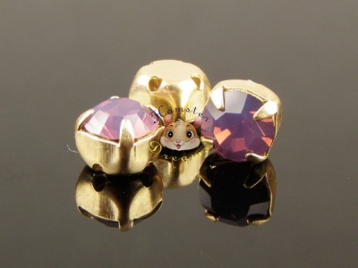 Шатони Preciosa Maxima Amethyst Opal/ золото 3 мм (1 шт)