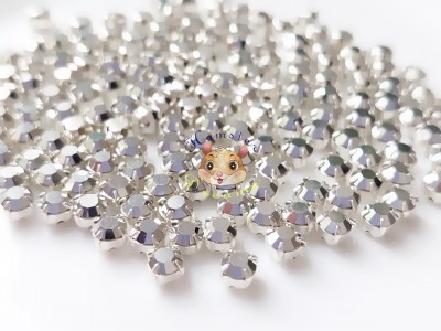Шатони Preciosa Maxima Crystal Labrador/ срібло 4 мм (1 шт)