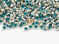 Шатони Preciosa Maxima Indicolite/ срібло 4 мм (1 шт) Шатони Preciosa Maxima Indicolite/ срібло 4 мм (1 шт)