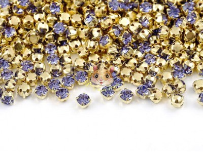 Шатони Preciosa Maxima Tanzanite/ золото 4 мм (1 шт) Шатони Preciosa Maxima Tanzanite/ золото 4 мм (1 шт)