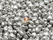 Намистини Серце Crystal Bronze Silver Matt 6 мм (1 шт) Намистини Серце Crystal Bronze Silver Matt 6 мм (1 шт)