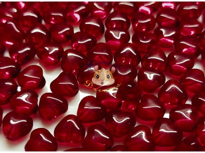 Намистини Серце Dark Ruby 6 мм (1 шт) Намистини Серце Dark Ruby 6 мм (1 шт)