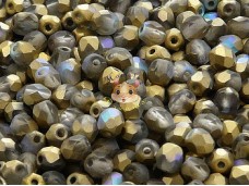 Намистини Грановані Crystal Golden Rainbow Matt 4 мм (10 шт)