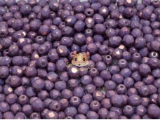 Намистини Грановані Opaque Mix Amethyst Gold Ceramic 4 мм (10 шт)