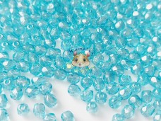Намистини Грановані Aquamarine Luster 4 мм (10 шт) Намистини Грановані Aquamarine Luster 4 мм (10 шт)