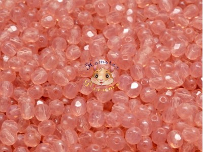 Намистини Грановані Pink Opal 4 мм (10 шт) Намистини Грановані Pink Opal 4 мм (10 шт)