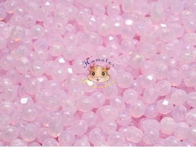 Намистини Грановані Rose Opal 4 мм (10 шт) Намистини Грановані Rose Opal 4 мм (10 шт)