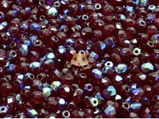 Намистини Грановані Garnet AB 4 мм (10 шт) Намистини Грановані Garnet AB 4 мм (10 шт)