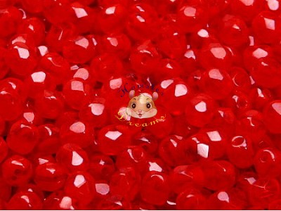 Намистини Грановані Red Opal 4 мм (10 шт) Намистини Грановані Red Opal 4 мм (10 шт)