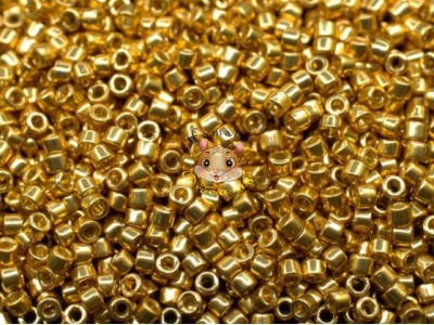 Бісер Miyuki Delica 11/0 DB1832 - Duracoat Galvanized Gold / 5 г