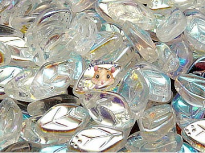 Намистини Листок Crystal AB 7×12 мм (1 шт) Намистини Листок Crystal AB 7×12 мм (1 шт)
