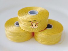 Нитка для бісеру S-Lon Golden Yellow розмір D / 1 моток