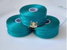 Нитка для бісеру S-Lon Teal розмір D / 1 моток Нитка для бісеру S-Lon Teal розмір D / 1 моток