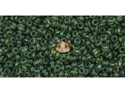 Бісер TOHO Demi Round 11/0 HYBRID ColorTrends: Transparent - Green Flash TN-11-YPS0064 / 5 г