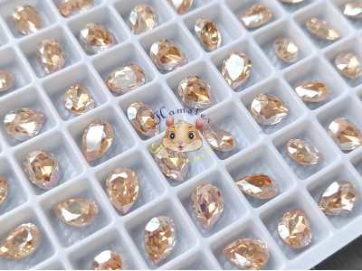 Краплі K9 Crystal Golden Shadow 8×6 мм (1 шт)