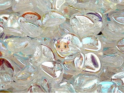 Намистини Пелюстки Crystal AB 7×8 мм (1 шт)