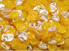 Намистини Пелюстки Yellow Opal AB 7×8 мм (1 шт)
