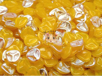 Намистини Пелюстки Yellow Opal AB 7×8 мм (1 шт)