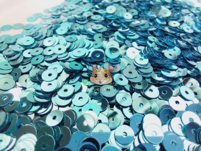 Паєтки Аквамаринові M.20 Aquamarine Metal плоскі 4 мм/ 3 г Паєтки Аквамаринові M.20 Aquamarine Metal плоскі 4 мм/ 3 г