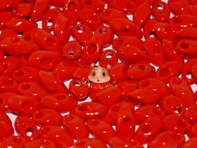 Miyuki Long Magatama LMA0407 Opaque Red / 5 г