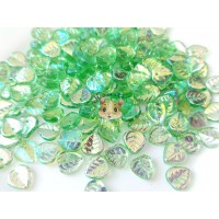 Намистини Листок Peridot AB 9 мм (1 шт)