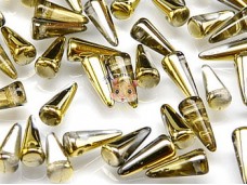 Намистини Шипи Crystal Amber 5×13 мм (1 шт) 
