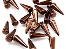 Намистини Шипи Jet Bronze Luster 5×13 мм (1 шт) 