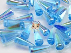Намистини Шипи Light Blue AB 5×13 мм (1 шт) 
