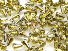 Намистини Шипи Crystal Amber 5×8 мм (10 шт) 