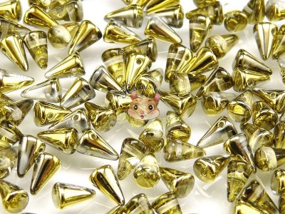 Намистини Шипи Crystal Amber 5×8 мм (10 шт) 