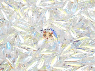 Намистини Кинджали Crystal AB 5×16 мм (1 шт)