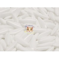 Намистини Кинджали Opaque White 5×16 мм (1 шт)